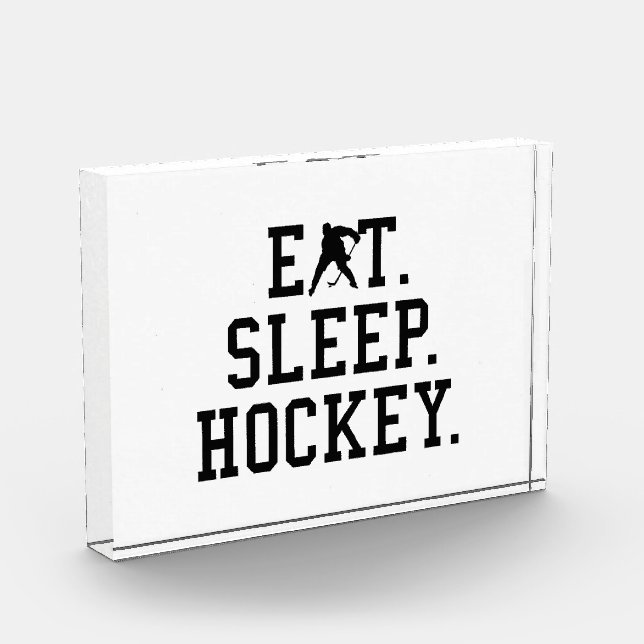 Bloc Photo Mangez le hockey sur glace - Amateurs de hockey (Gauche)
