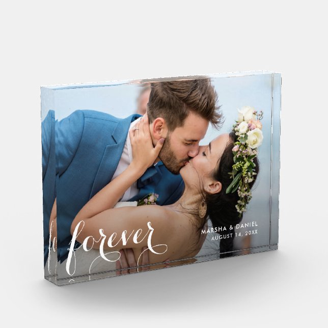 Bloc Photo MARIAGE de script FOREVER (Gauche)