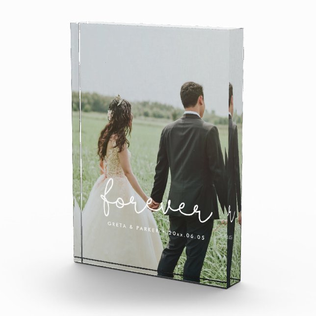 Bloc Photo Mariage fantaisiste à jamais mignon (Droite)