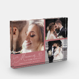 Bloc Photo Mariage Rose Mémoires Faits avec Amour