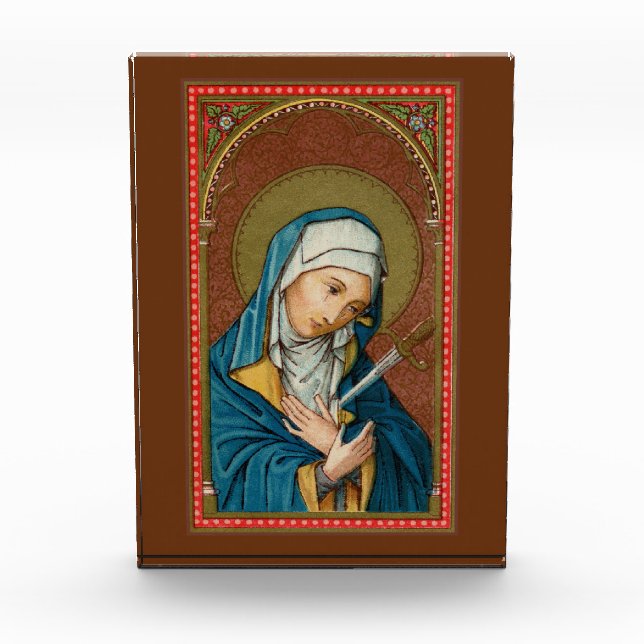 Bloc Photo Marie comme Mater Dolorosa (Mère des Douleurs) (SA (Devant)