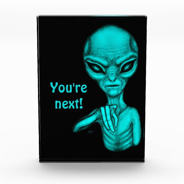 Bloc Photo Mauvais Alien, Tu es le prochain ! (Devant)