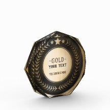 MÉDAILLE DIY IMPRESSION PERSONNALISÉE Or #1 Champi