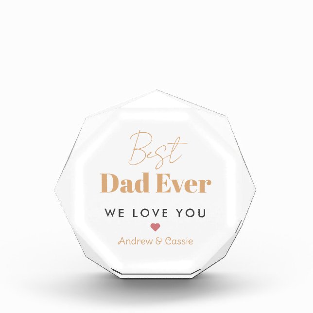 Bloc Photo Meilleur papa (Devant)