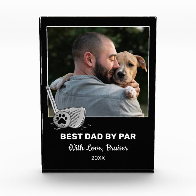 Bloc Photo Meilleur papa par Par animal de compagnie personna (Devant)