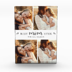 Bloc Photo Meilleure Maman Jamais Cadeau Moderne Personnalisé