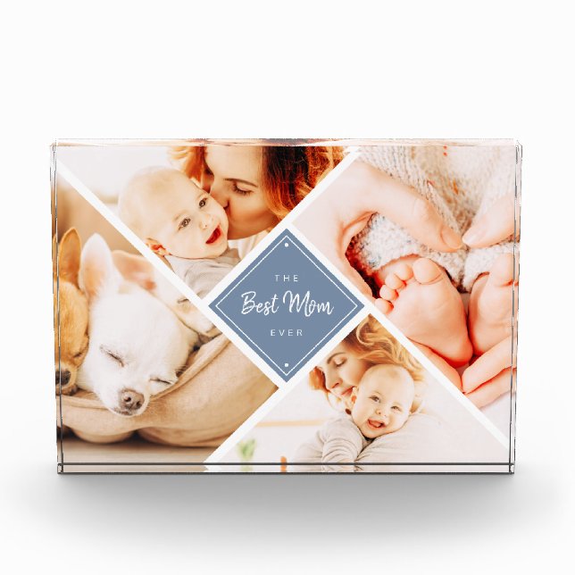Bloc Photo Meilleure Maman Personnalisée (Devant)