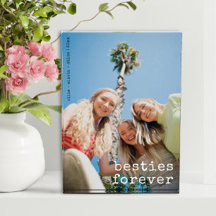 Bloc Photo Meilleures Amies Modernes Personnalisé Meilleures 