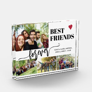 Bloc Photo Meilleurs amis pour toujours noms personnalisés co