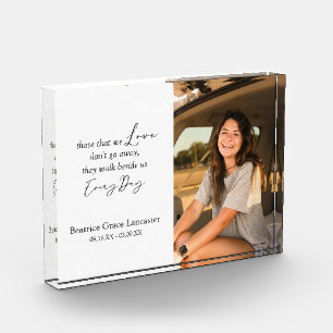 Bloc Photo Mémorial de deuil Sympathie moderne