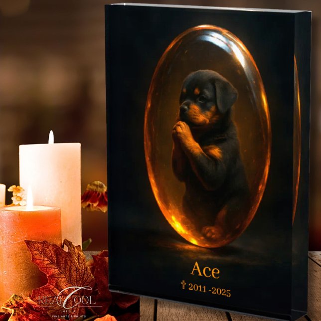 Bloc photo mémorial Rottweiler (Créateur téléchargé)