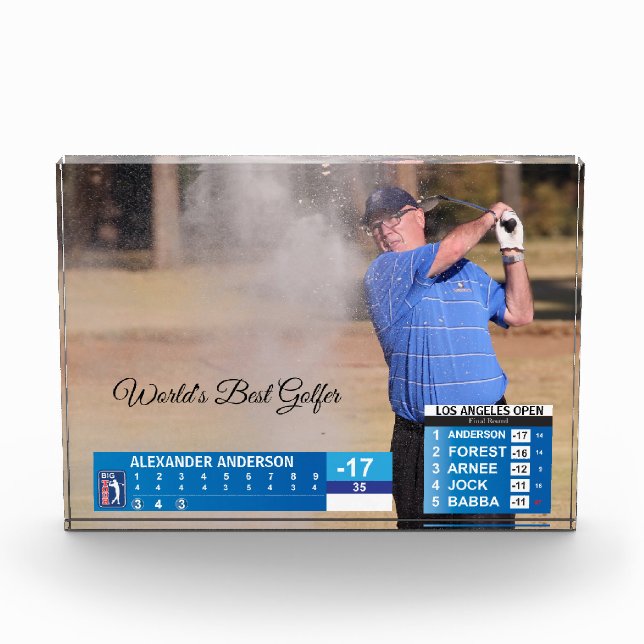 Bloc Photo Mens Funny Golf News 40e 50e 60e anniversaire (Devant)