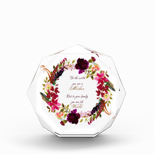 Bloc Photo Mère Citation (Devant)