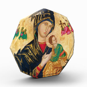 Bloc Photo Mère Madonna d'aide perpétuelle Jésus