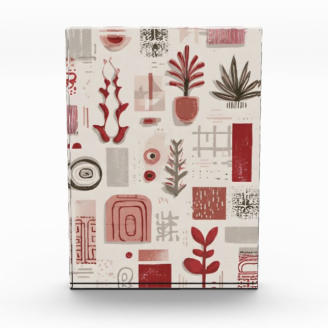 Bloc Photo minimalist scribble ornaments (Devant)