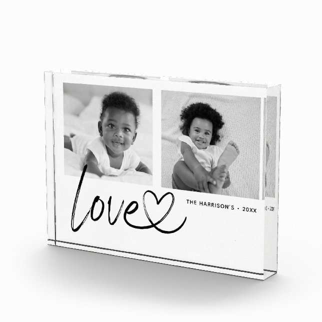 Bloc photo Modern 2 Photo Love (Droite)