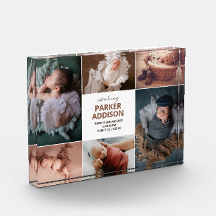 Bloc Photo Modern 6 Photo Grille Collage de photos Nouveau-né