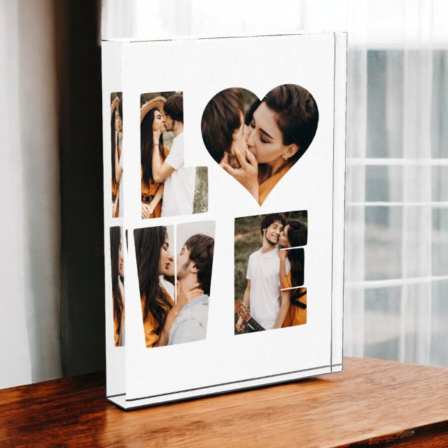 Bloc Photo Modern LOVE Heart Photo Instagram Saint Valentin (Créateur téléchargé)