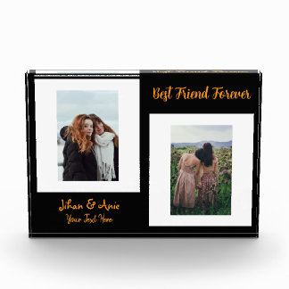 Bloc Photo Modern writing block of best friend souvenir photo