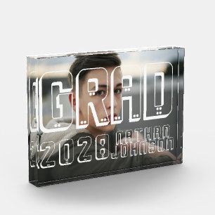 Bloc Photo Moderne Gras Typographie Graduation Complet