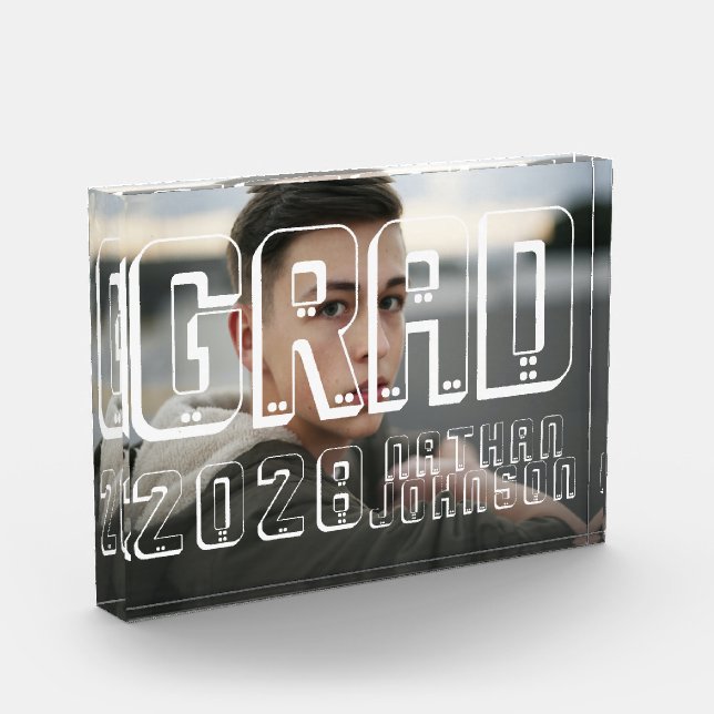 Bloc Photo Moderne Gras Typographie Graduation Complet (Gauche)