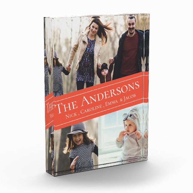 Bloc Photo Moments mémorables Custom Multi-Photo Keepsaké (Gauche)