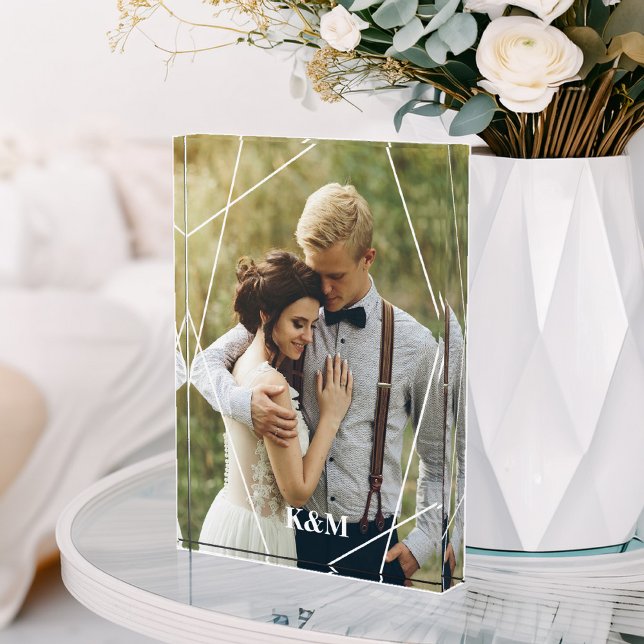 Bloc Photo Monogramme tendance (Créateur téléchargé)