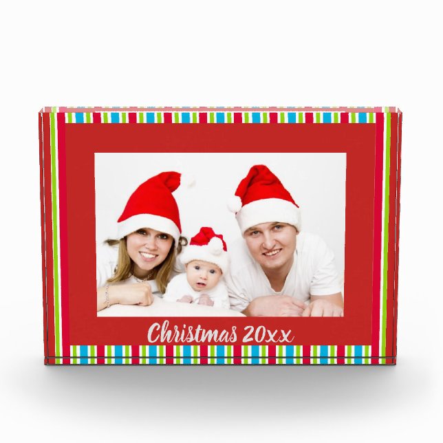Bloc Photo Noël avec l'année Favori de la famille photo (Devant)