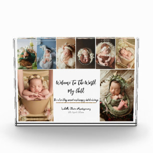 Bloc photo nouveau-né - 8 personnalisés