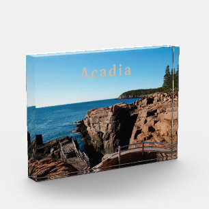 Bloc Photo Parc national Acadia MDI Thunder Hole Maine