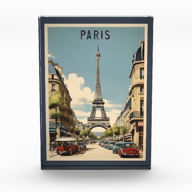 Bloc Photo Paris poster vintage (Devant)