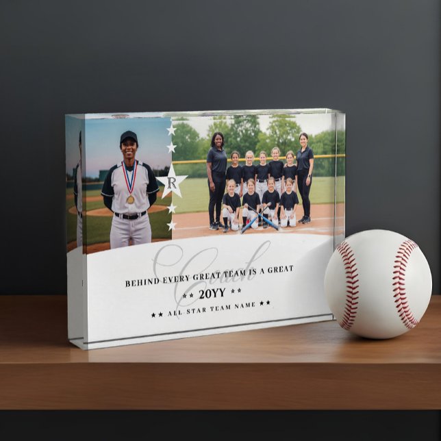 Bloc Photo Personalized Coach Appreciation Gift Team Photos (Personalized Coach Appreciation Gift Team Photos)