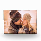 Bloc photo personnalisé avec superposition de text