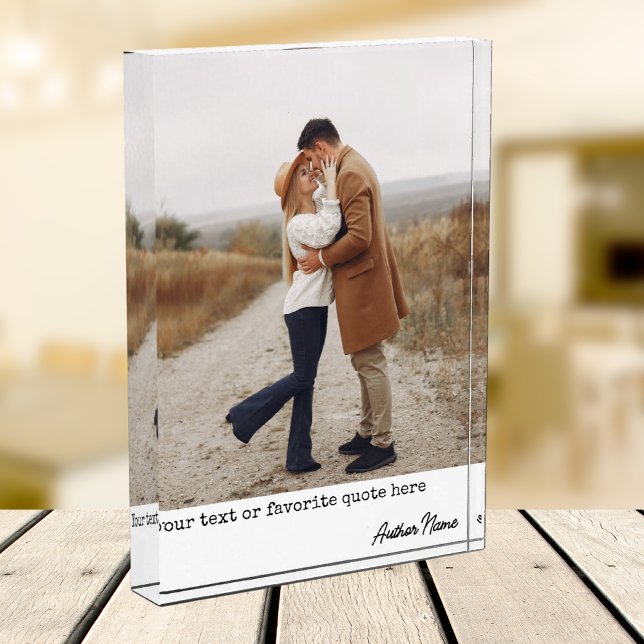 Bloc Photo Personnalisé pour Cadeau de Saint-Valen (Créateur téléchargé)