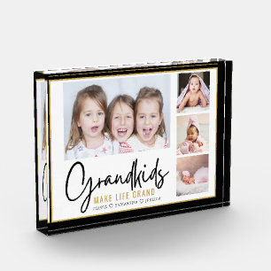 Bloc Photo Petits-enfants font la vie Grand 4 photo personnal