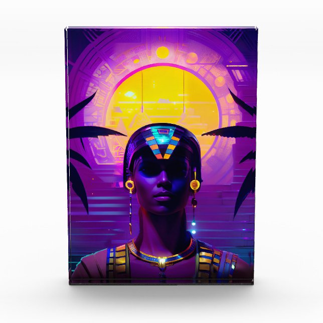 Bloc Photo Pharaon Synthwave (Devant)