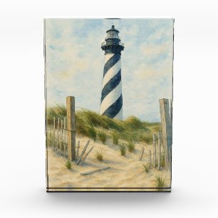 Bloc Photo Phare de Cape Hatteras Aquarelle