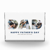 Photo DAD Cutout Happy Fête des pères Photo Block