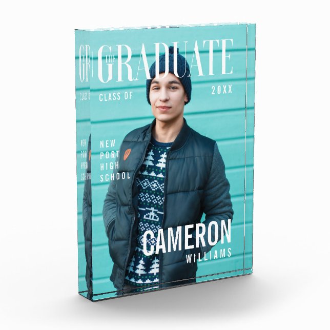 Bloc Photo Photo de graduation inspirée de la couverture du m (Gauche)