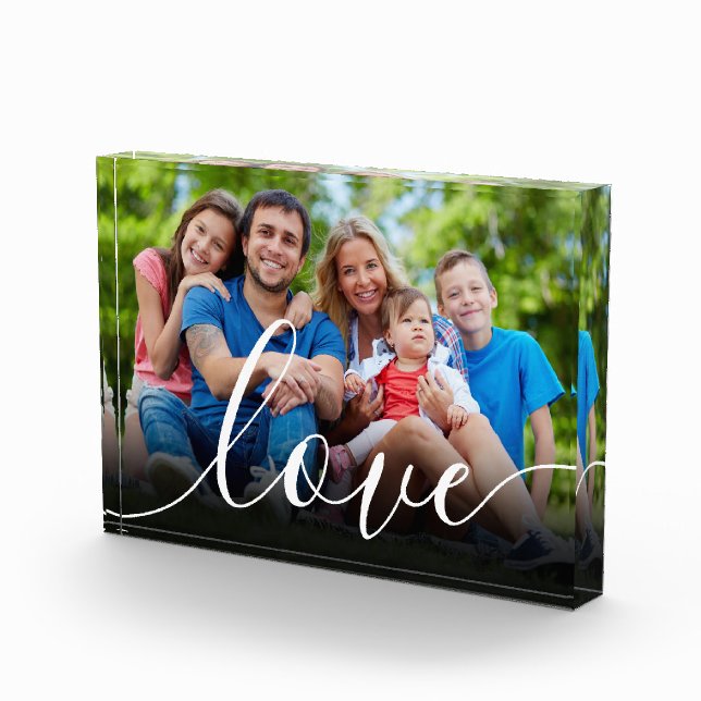 Bloc Photo Photo Favorite Élégant Script moderne amour (Droite)