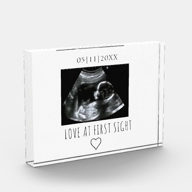 Bloc Photo  Photo Sonogramme Cadeau Baby Ultrasound Bloc phot (Gauche)