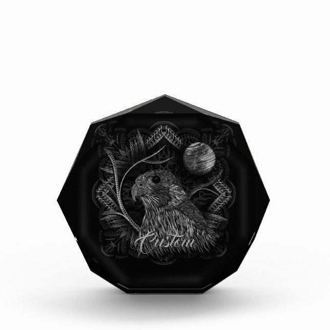 Bloc Photo Pleine lune de faucon (Devant)