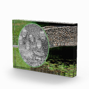 Bloc Photo Pont de pierre Lilypads Nature Ajouter Votre Propr
