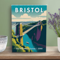 Pont suspendu de Clifton Bristol Royaume-Uni Rétro