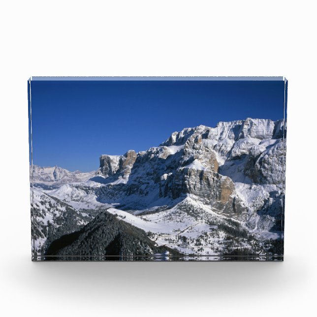 Bloc Photo Poster de la carte de vacances d'hiver Sella Grupp (Devant)