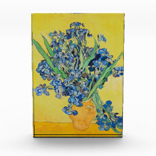 Bloc Photo Poster d'Irises Vincent van Gogh