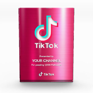 Bloc Photo récompense chaîne personnalisée TikTok