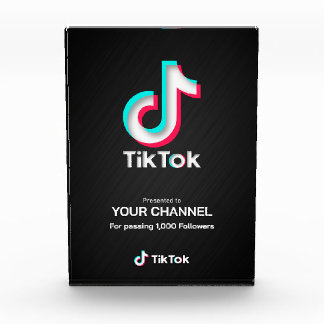 Bloc Photo récompense chaîne personnalisée TikTok