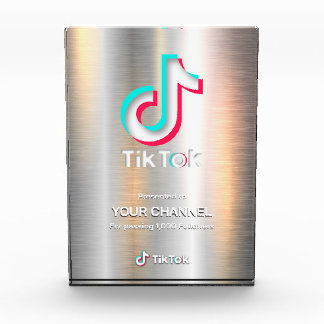 Bloc Photo récompense chaîne personnalisée TikTok