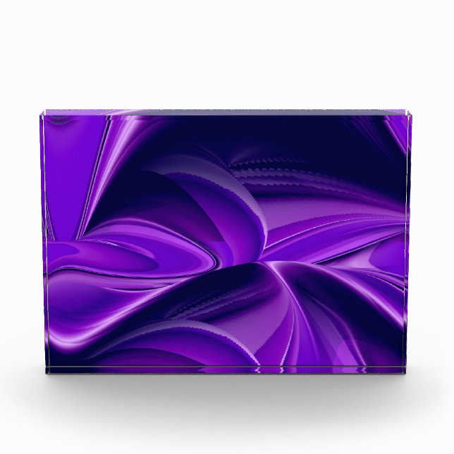 Bloc Photo Rêves arc-en-ciel à fleurs violettes (Devant)